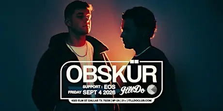 OBSKÜR  at It'll Do CLub flyer for It'll Do at It'll Do Club