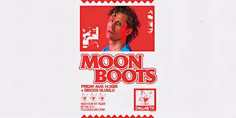 Moon Boots at It'll Do Club flyer for It'll Do at It'll Do Club