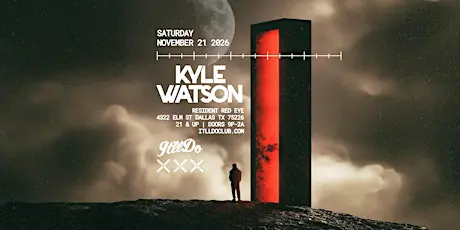 Kyle Watson at It'll Do Club flyer for It'll Do at It'll Do Club