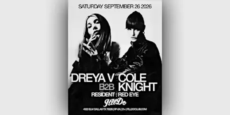 Dreya V b2b Cole Knight at It'll Do Club flyer for It'll Do at It'll Do Club