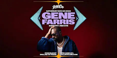 Gene Farris at It'll do Club flyer for It'll Do at It'll Do Club
