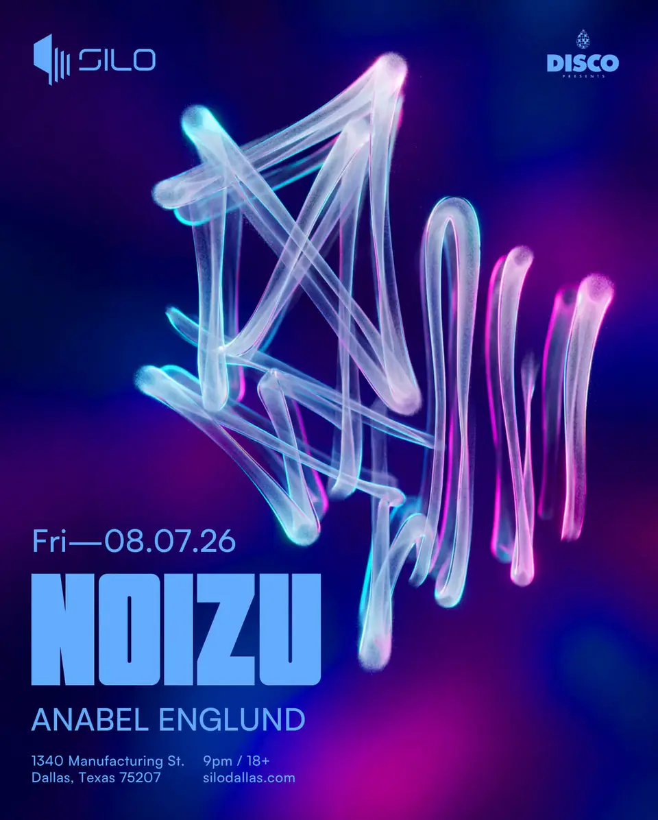 Noizu flyer for Silo at SILO Dallas