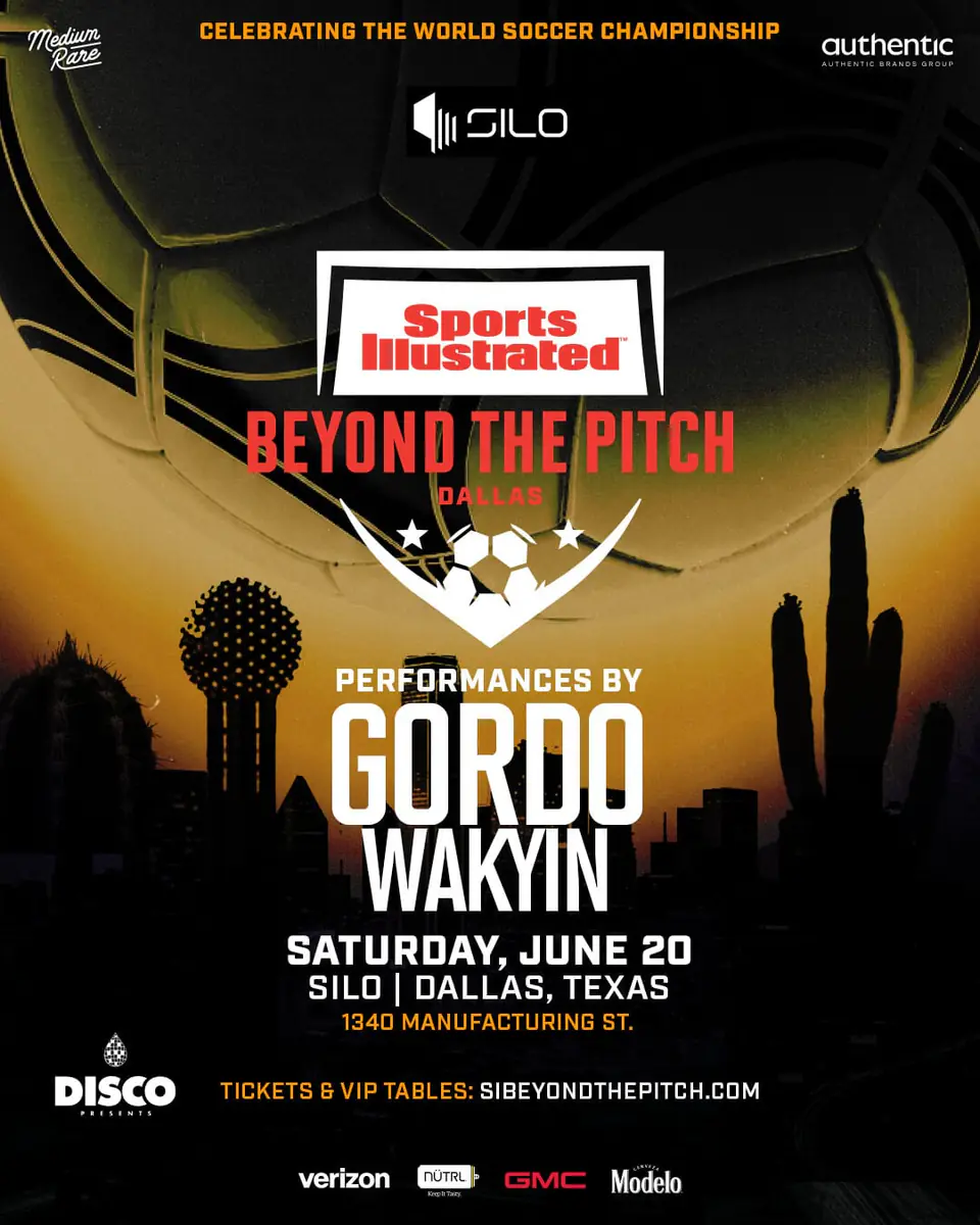Sports Illustrated Beyond The Pitch ft GORDO flyer for Silo at SILO Dallas