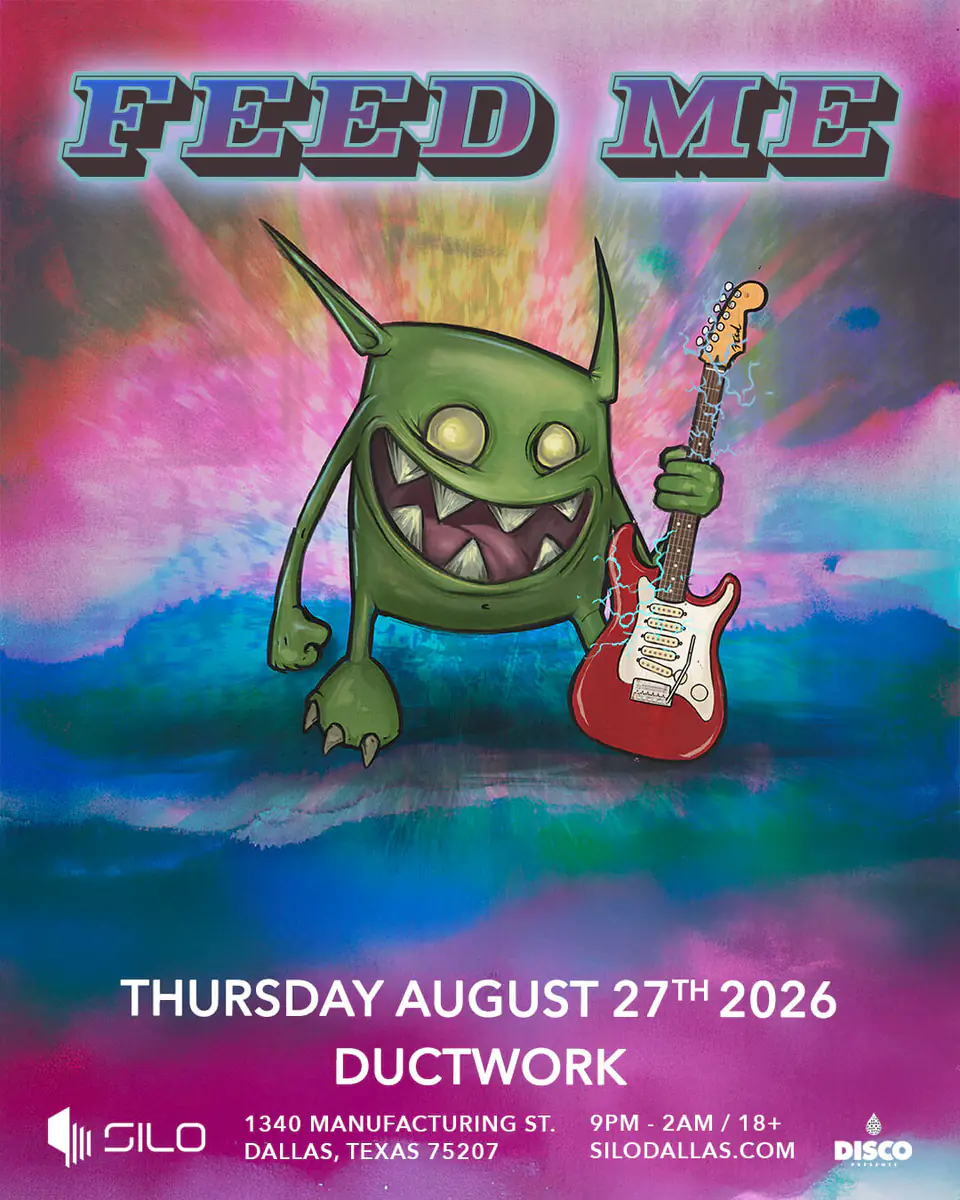 Feed Me flyer for Silo at Ductwork at SILO Dallas