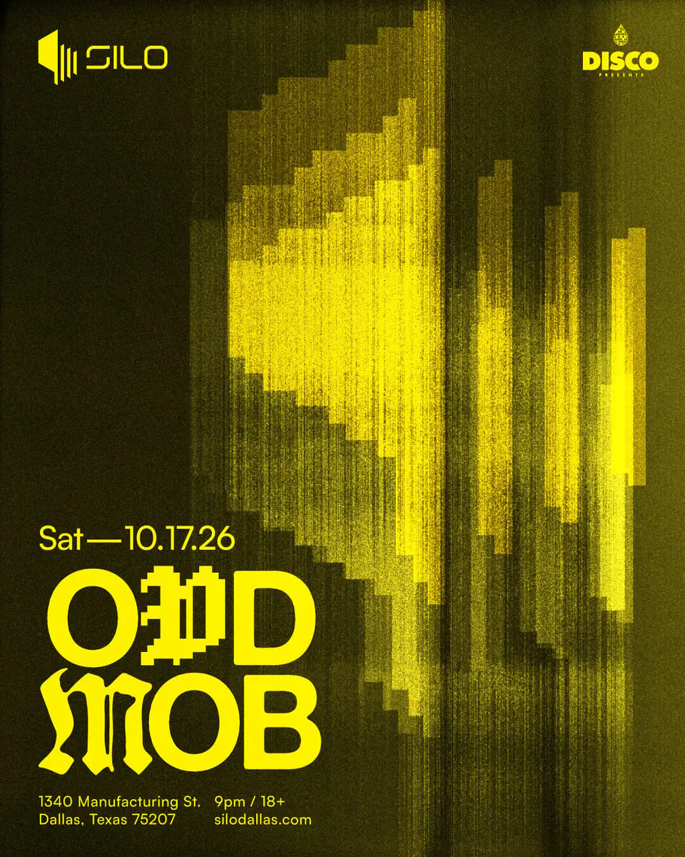 Odd Mob flyer for Silo at SILO Dallas