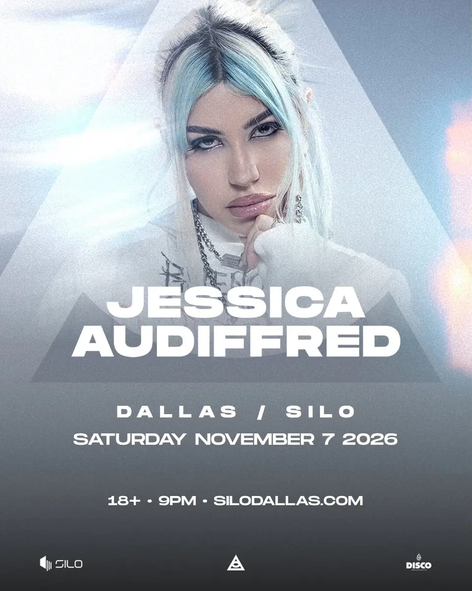 Jessica Audiffred flyer for Silo at SILO Dallas