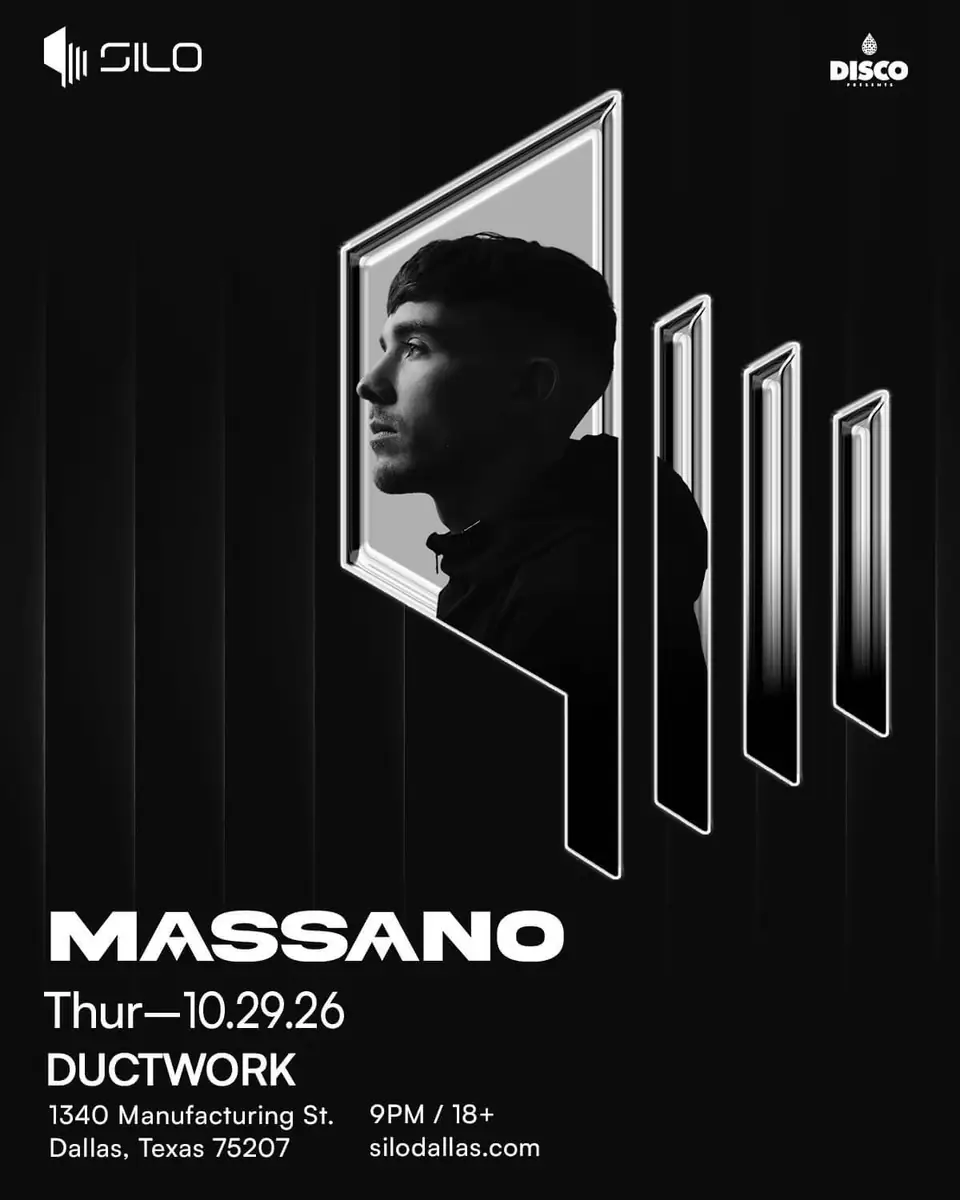 Massano flyer for Silo at Ductwork at SILO Dallas