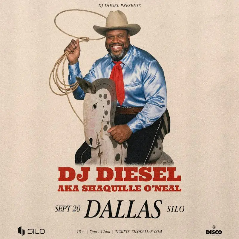 DJ Diesel flyer for Silo at SILO Dallas