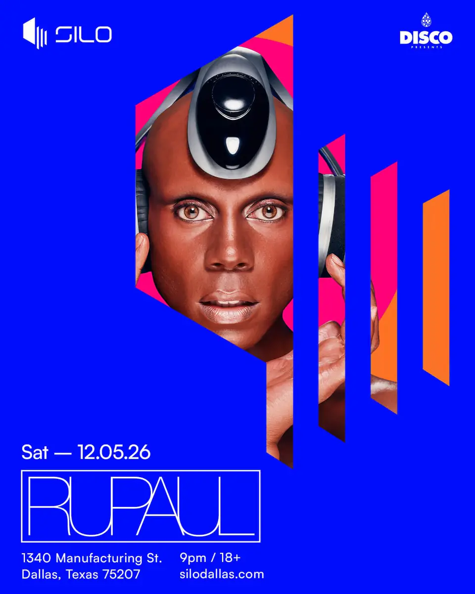 RuPaul flyer for Silo at SILO Dallas