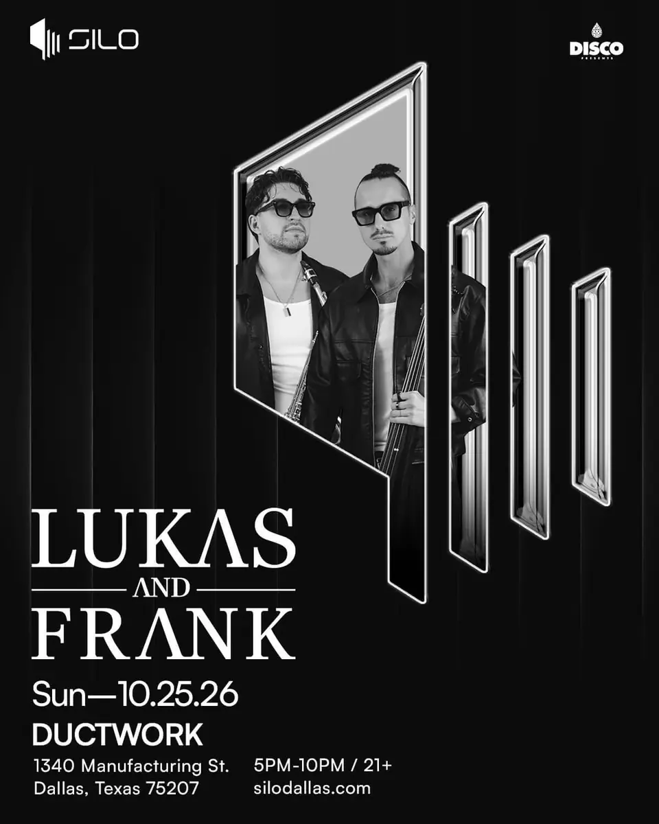 Lukas & Frank flyer for Silo at Ductwork at SILO Dallas