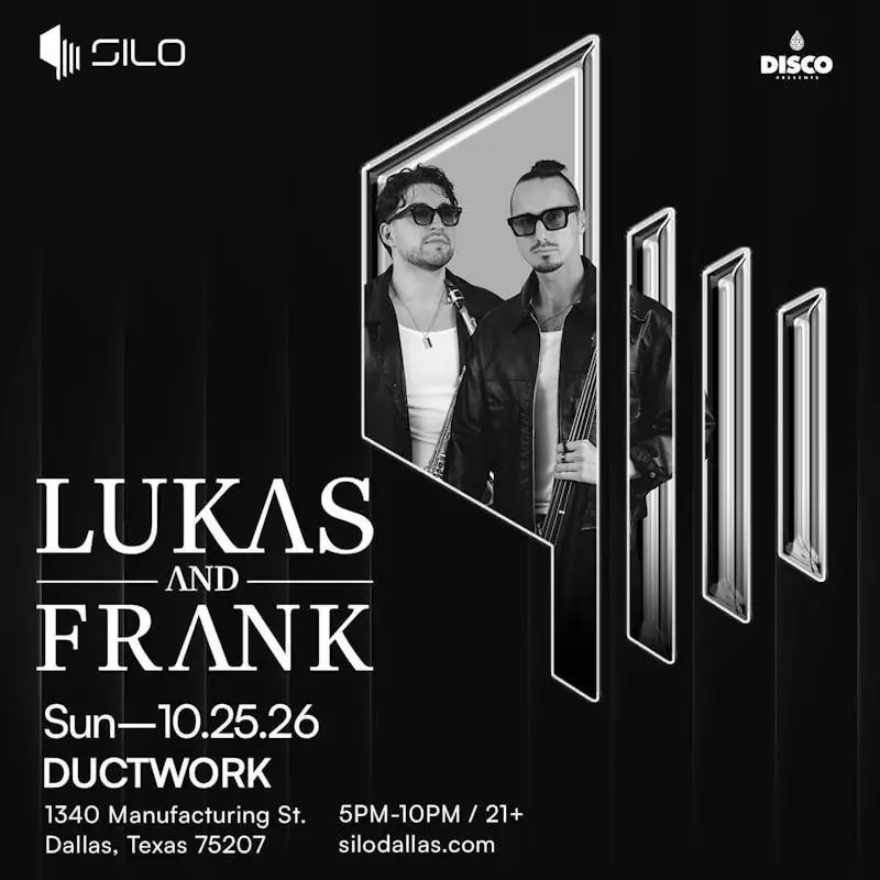Lukas & Frank flyer for Silo at Ductwork at SILO Dallas
