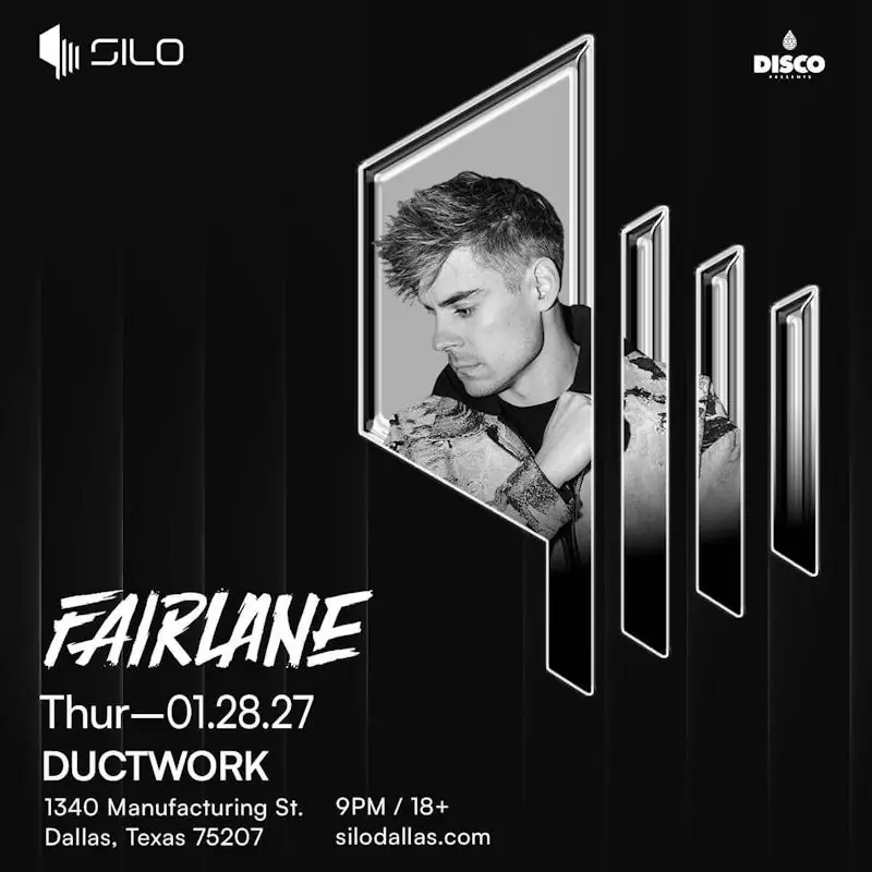Fairlane flyer for Silo at Ductwork at SILO Dallas