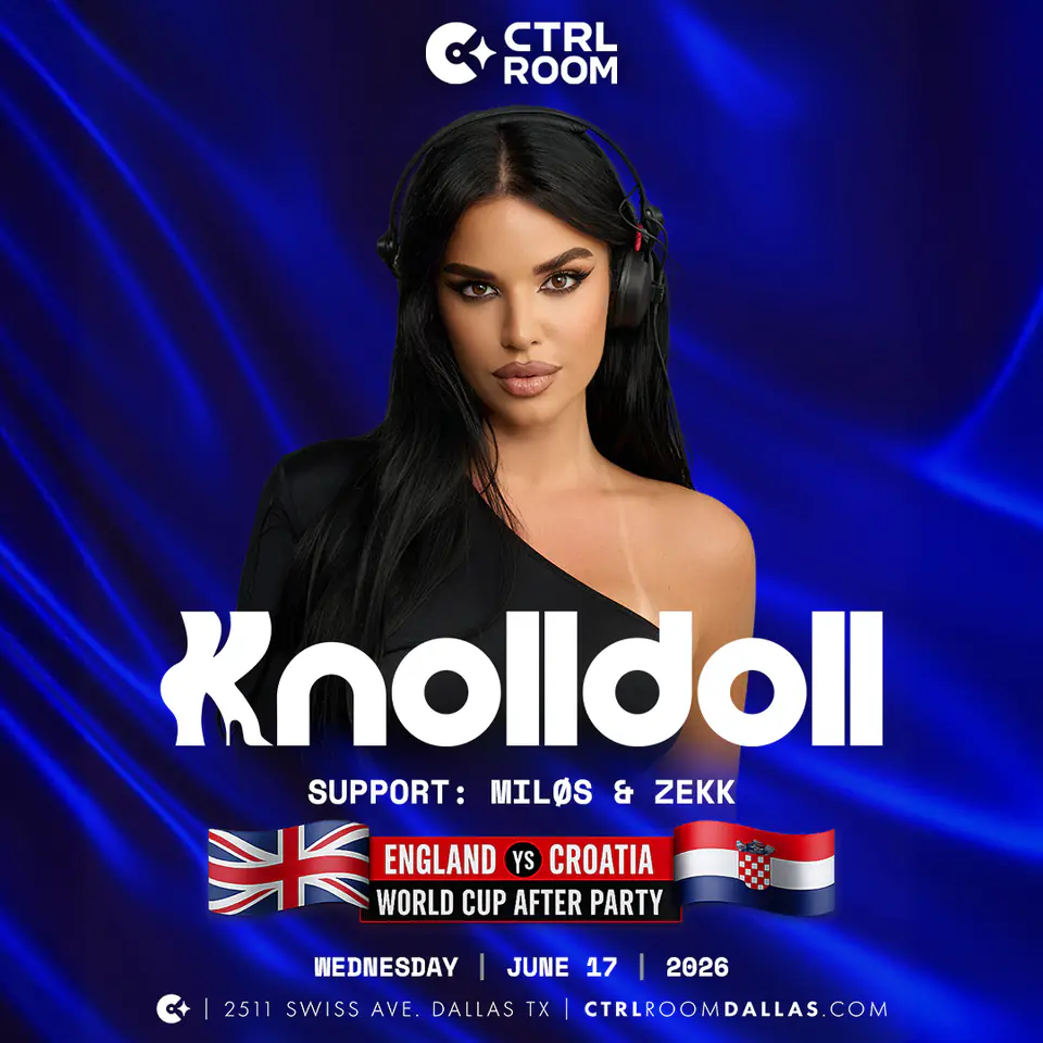 KnollDoll at CTRL Room 6.17.26 flyer for CTRL Room at CTRL Room Dallas