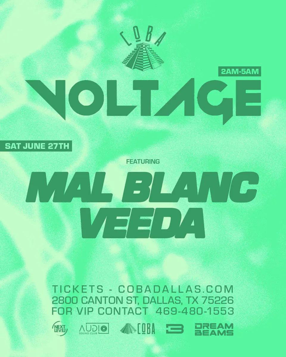 VOLTAGE Saturdays at Coba 6.27