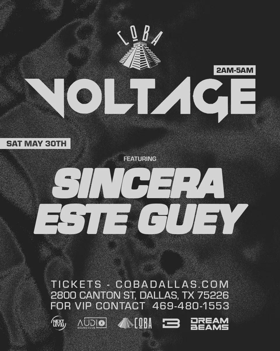 VOLTAGE Saturdays at Coba 5.30