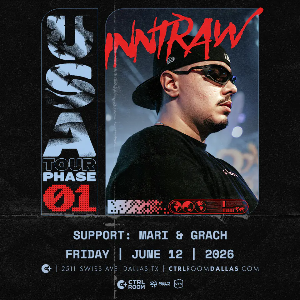 INNTRAW at CTRL Room 6.12.26 flyer for CTRL Room at CTRL Room Dallas