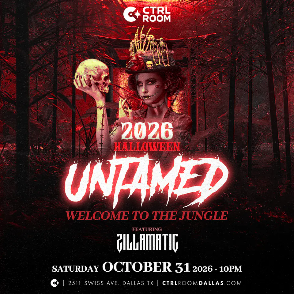 Halloween Night at CTRL Room 10.31.26 flyer for CTRL Room at CTRL Room Dallas
