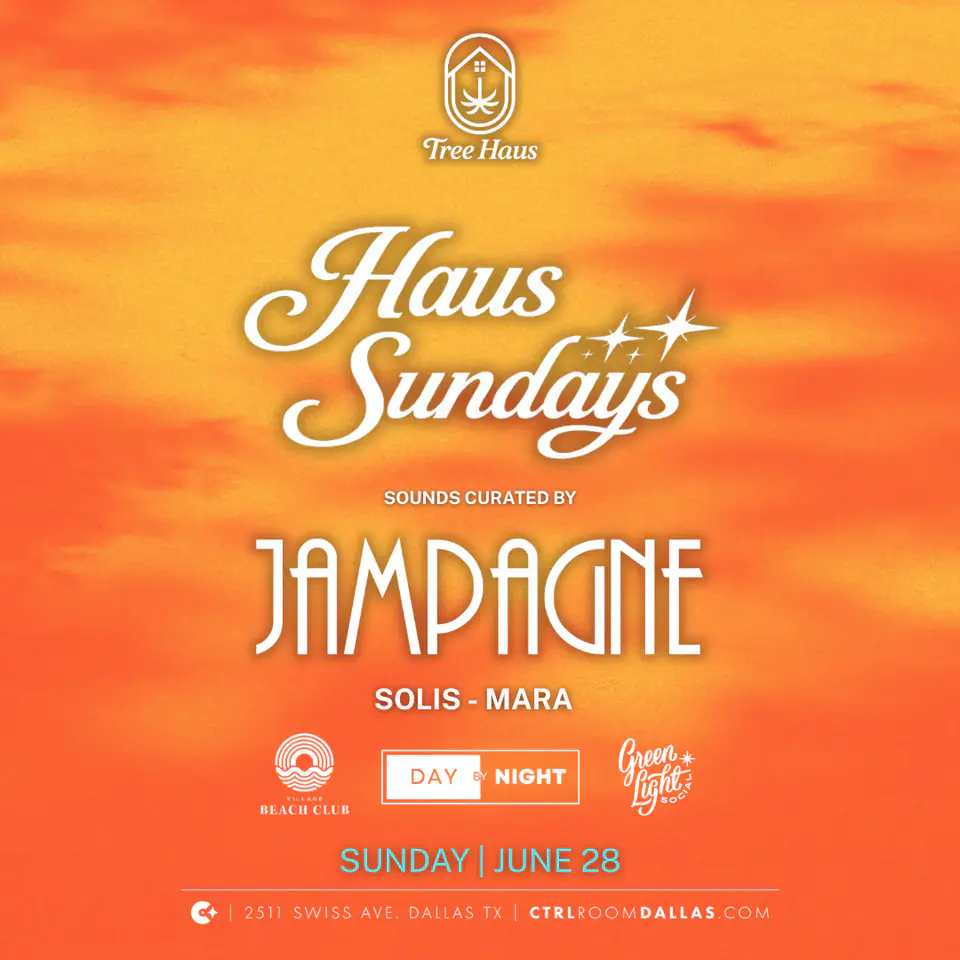 Haus Sundays 6.28.26 flyer for Tree Haus at CTRL Room Dallas