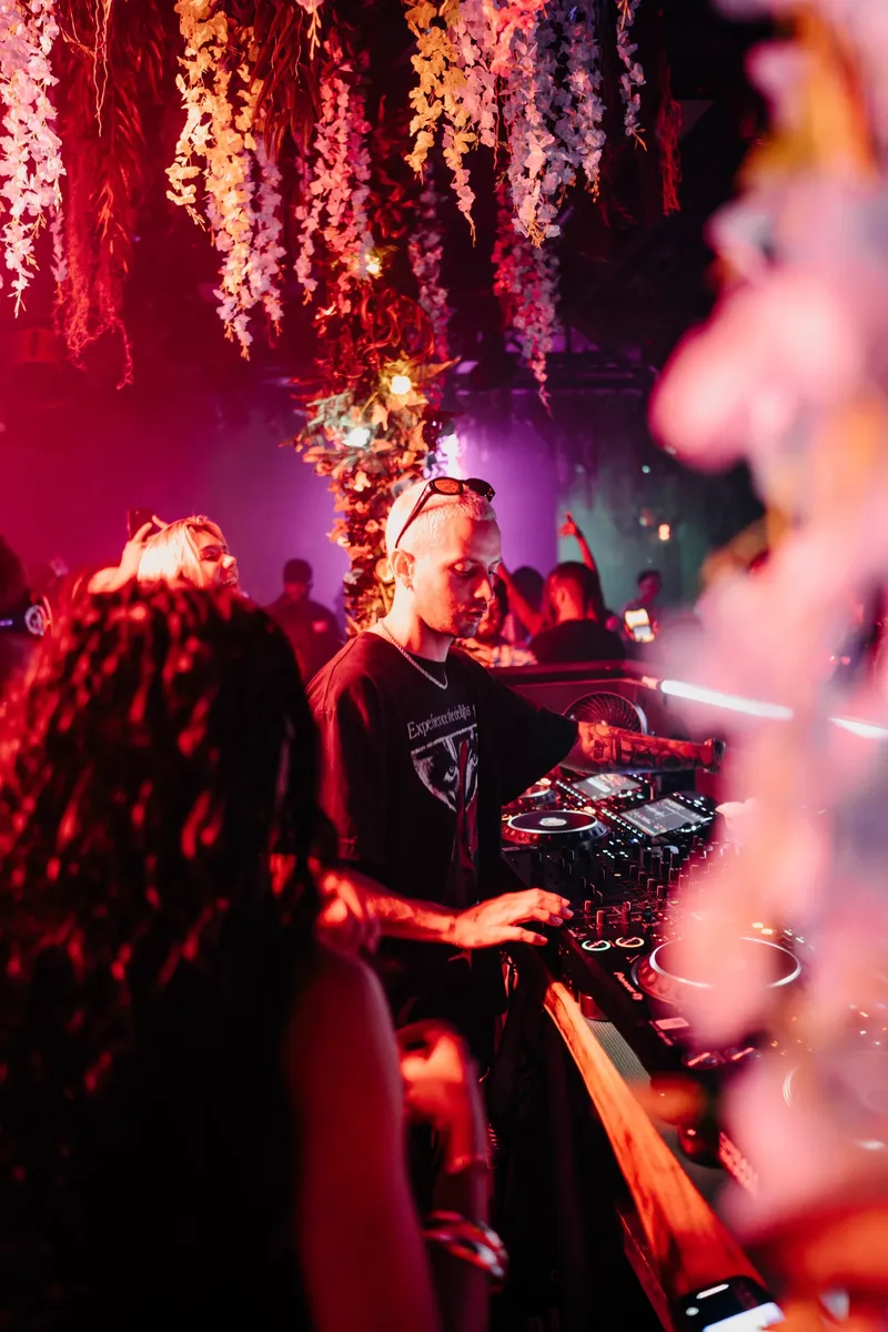 COBA DJ in red light