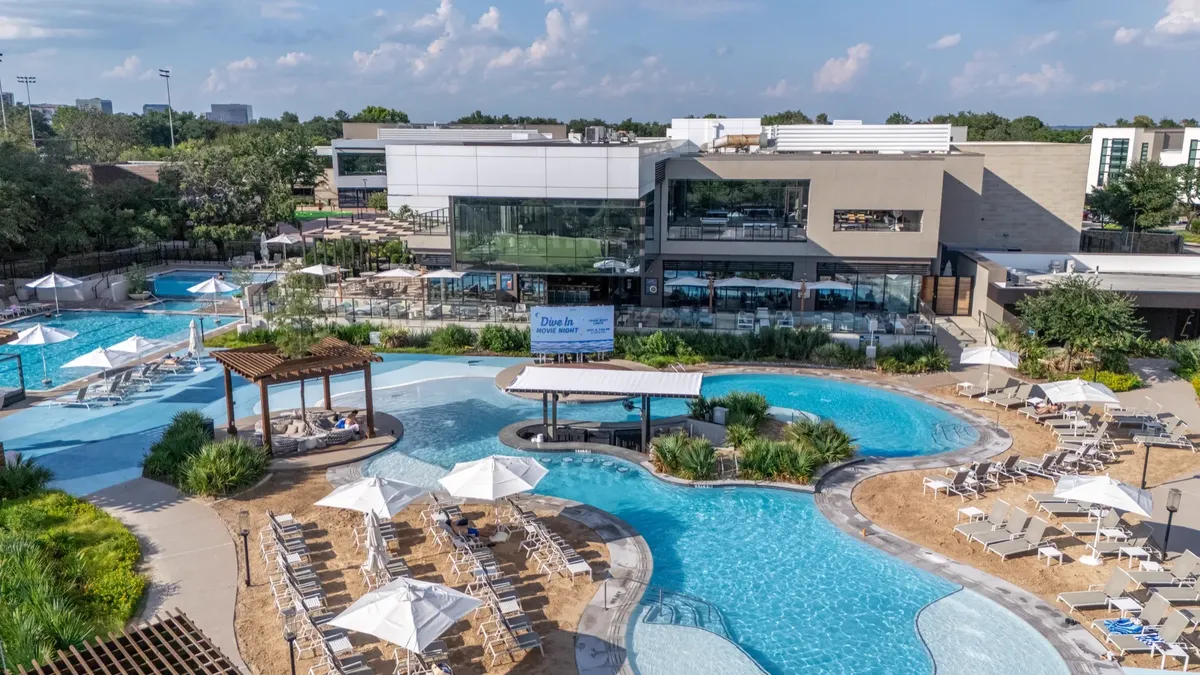 Village Beach Club aerial